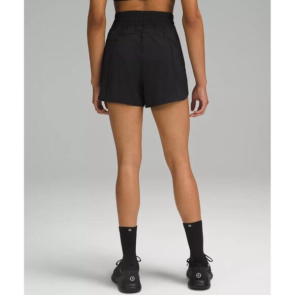 Lululemon • Black Track That High Rise Lined Shorts 5” - Picture 3 of 7